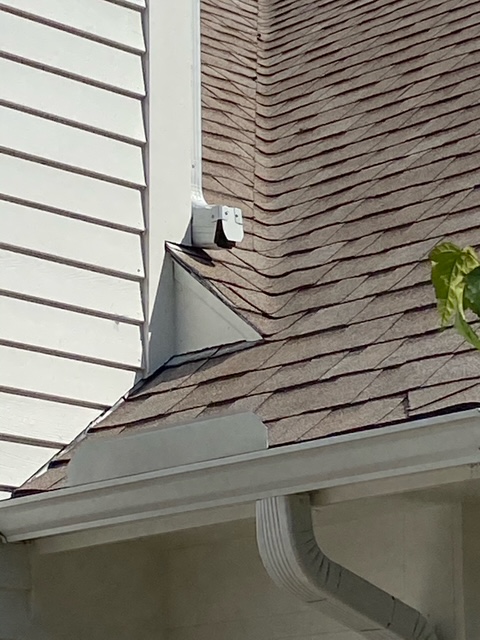 Custom downspout flapper