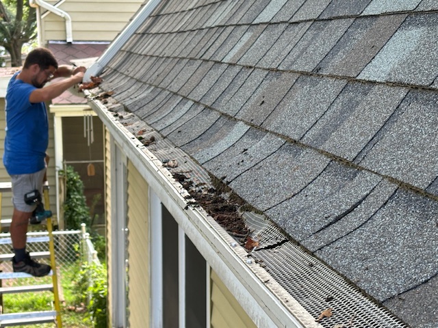 Broken Gutter Guards